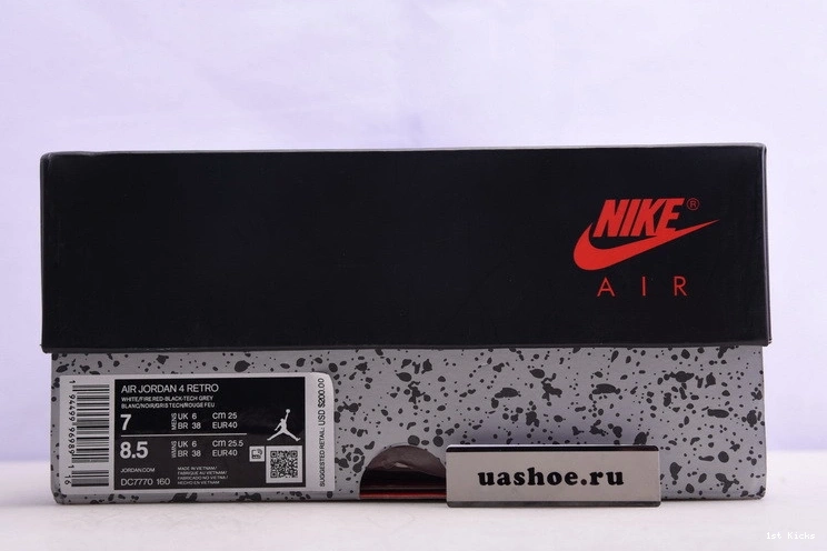  “Fire DC7770-160 Air 4 Red” Jordan 1107